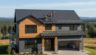 Professional metal roofing installation in Colorado Springs, CO by Next Level Exteriors