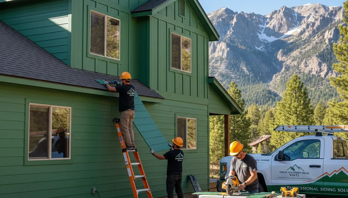 Professional vinyl siding installation in Colorado Springs CO home exterior upgrade