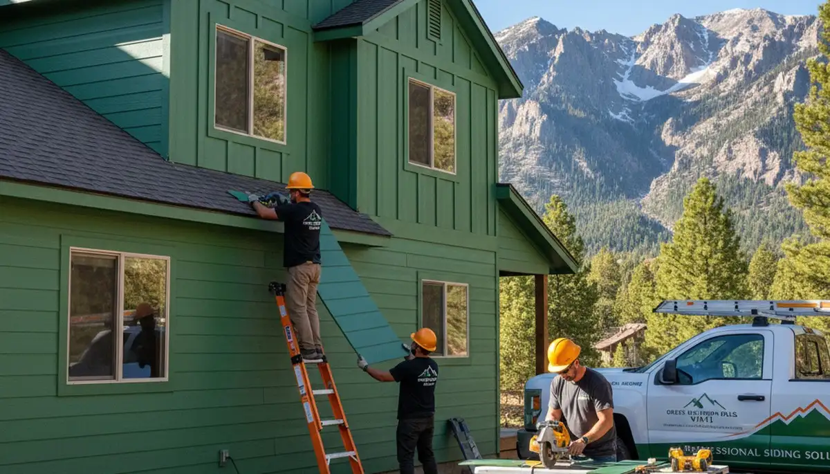 Professional vinyl siding installation in Colorado Springs CO home exterior upgrade