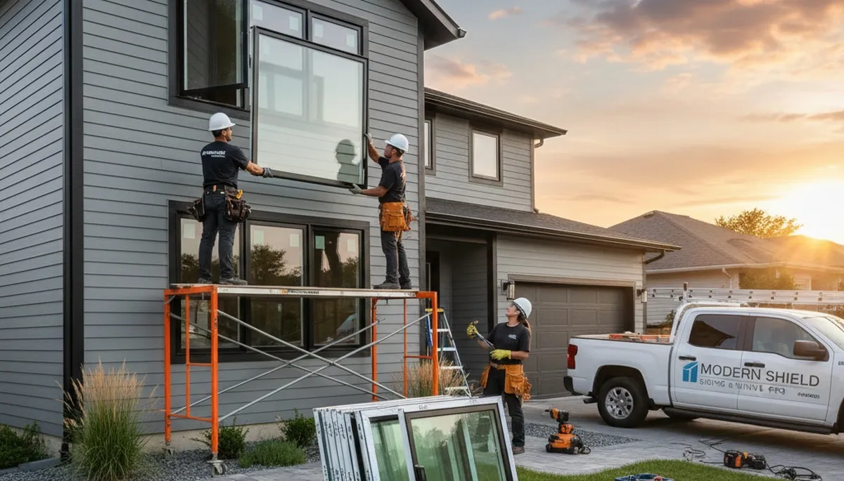 Professional window installation and vinyl siding in Colorado Springs, CO by Next Level Exteriors