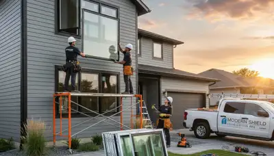 Professional window installation and vinyl siding in Colorado Springs, CO by Next Level Exteriors